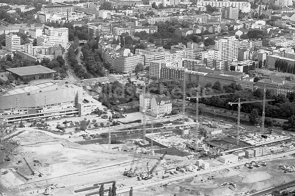 Luftbild Berlin /Mitte - 25.06.1995 Baustelle Potsdamer Platz