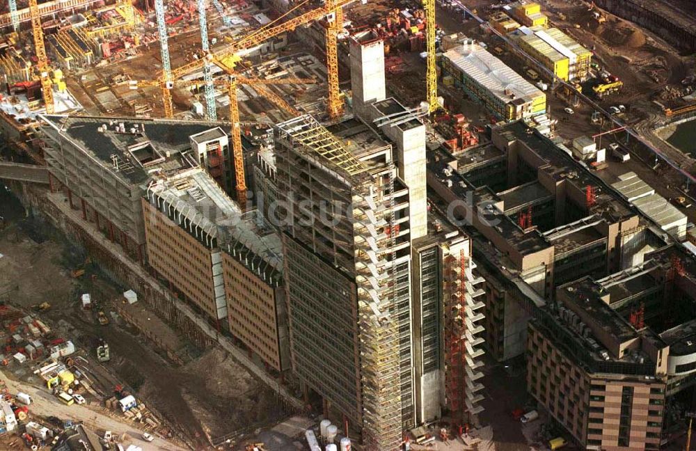 Berlin von oben - Baustelle Potsdamer Platz