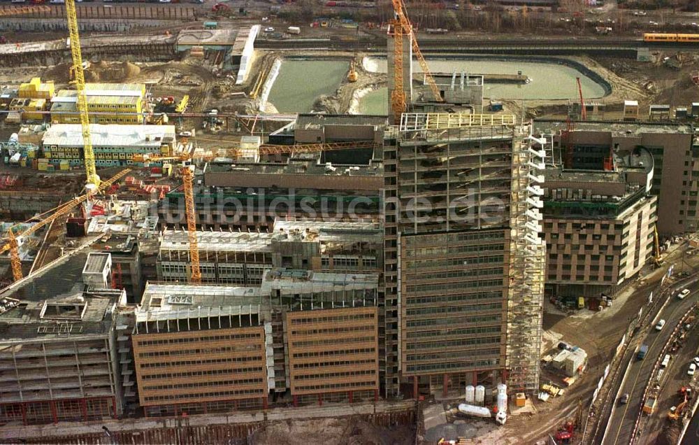 Berlin aus der Vogelperspektive: Baustelle Potsdamer Platz