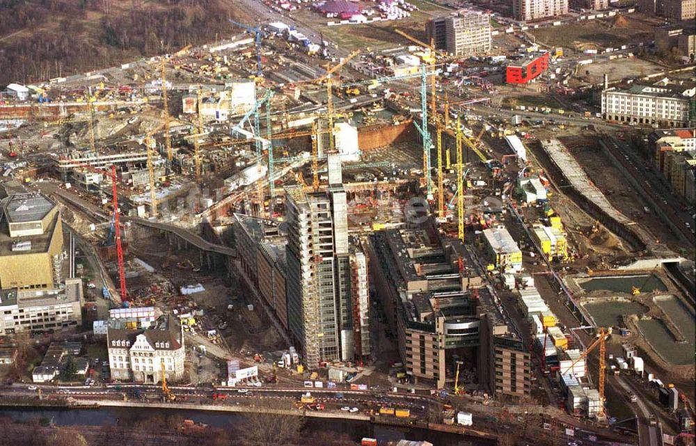 Berlin von oben - Baustelle Potsdamer Platz