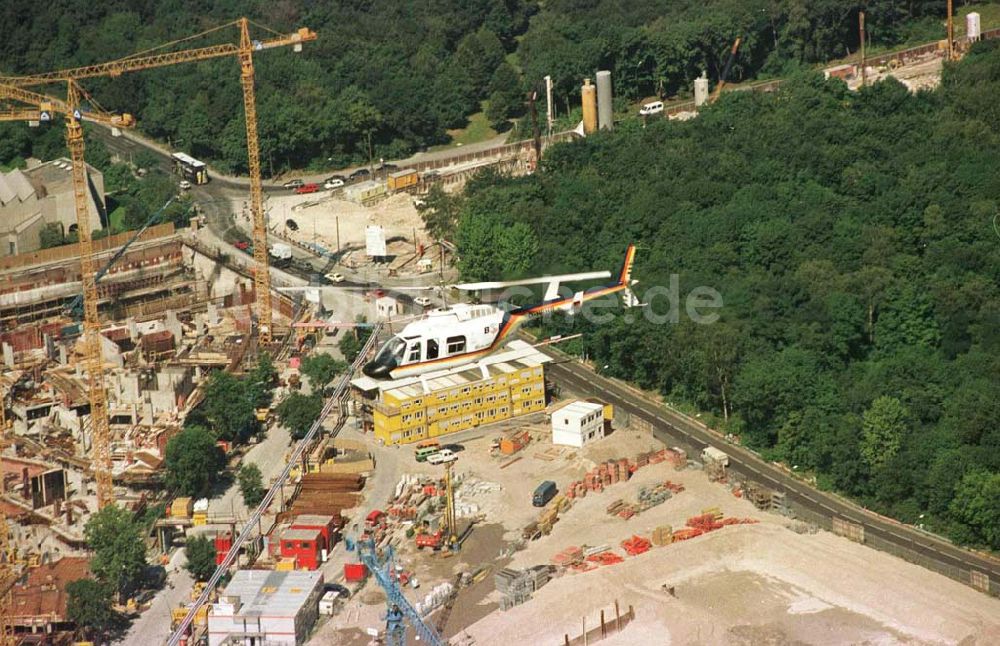 Luftaufnahme Berlin - Tiergarten - Baustelle Potsdamer Platz im Berliner Tiergarten.