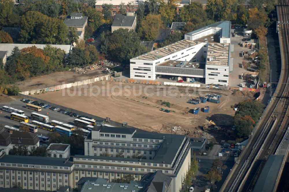 Berlin aus der Vogelperspektive: Baustelle des Riesenrad am Zoo Berlin