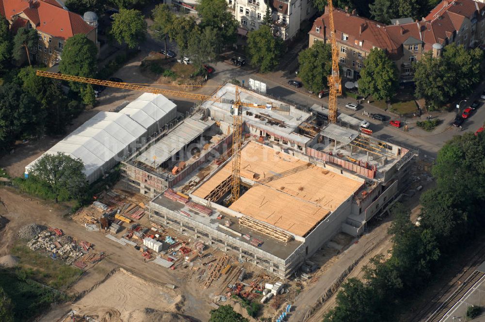 Luftaufnahme Berlin - Baustelle am Schlachtensee