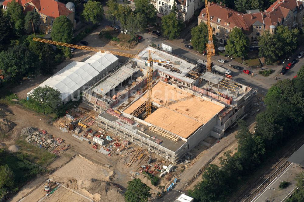 Berlin von oben - Baustelle am Schlachtensee