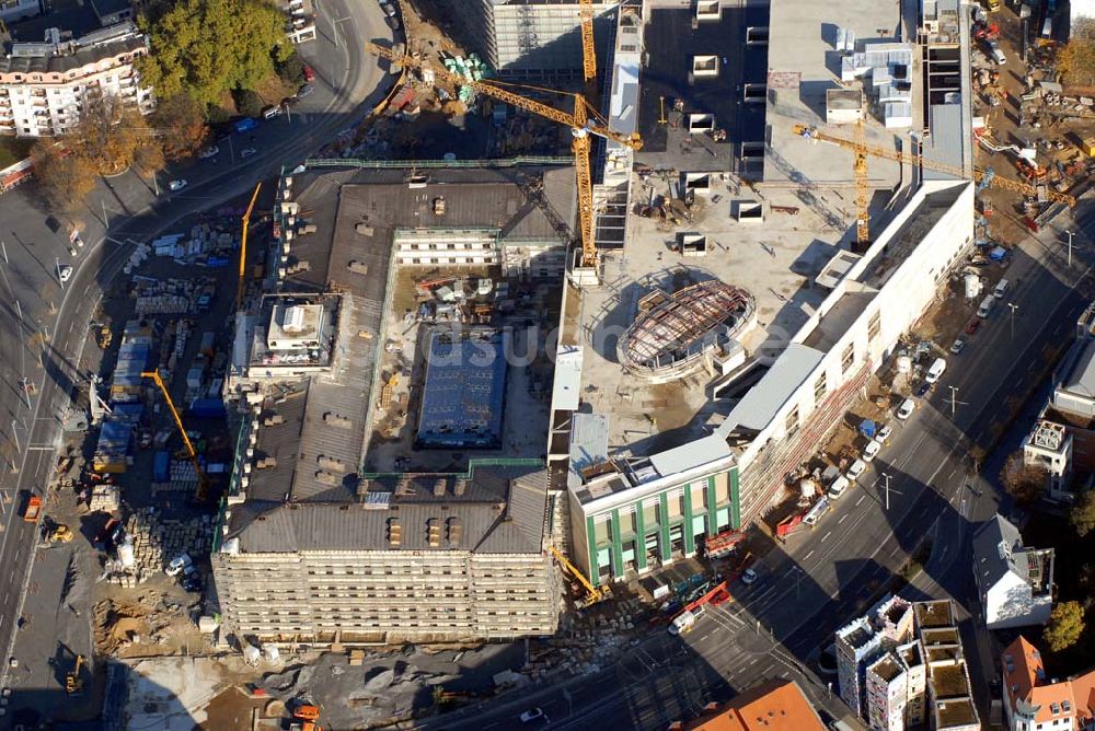 Luftbild Braunschweig - Baustelle der Schloss-Arkaden