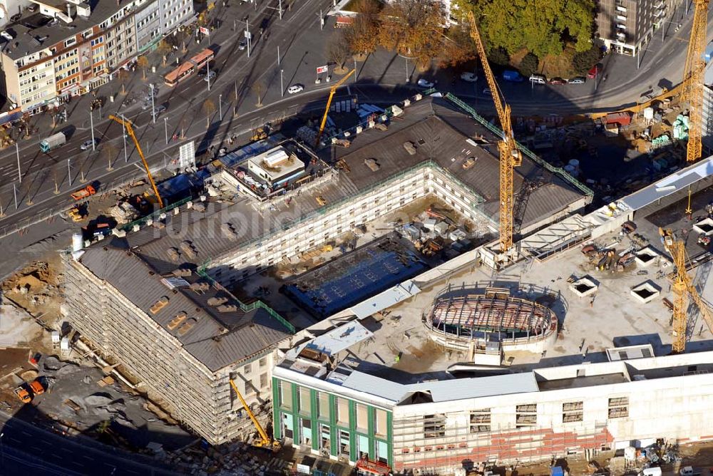 Braunschweig von oben - Baustelle der Schloss-Arkaden