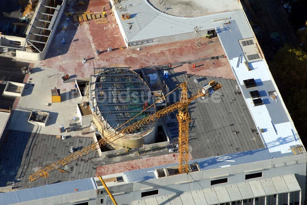 Luftaufnahme Braunschweig - Baustelle der Schloss-Arkaden