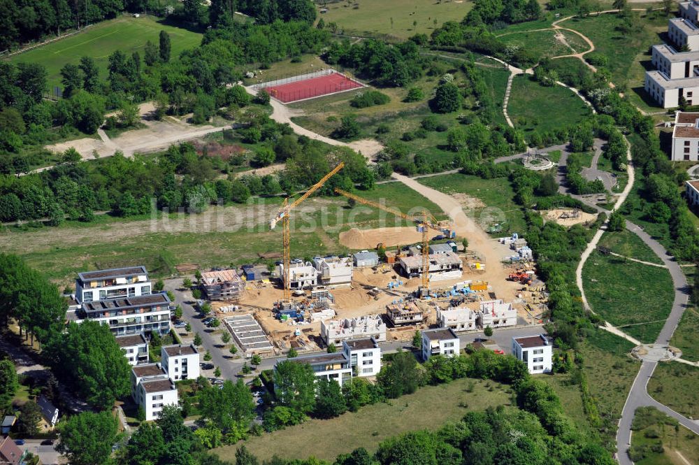 Luftaufnahme Berlin - Baustelle Siedlung Neue Gartenstadt Falkenberg in Berlin-Altglienicke