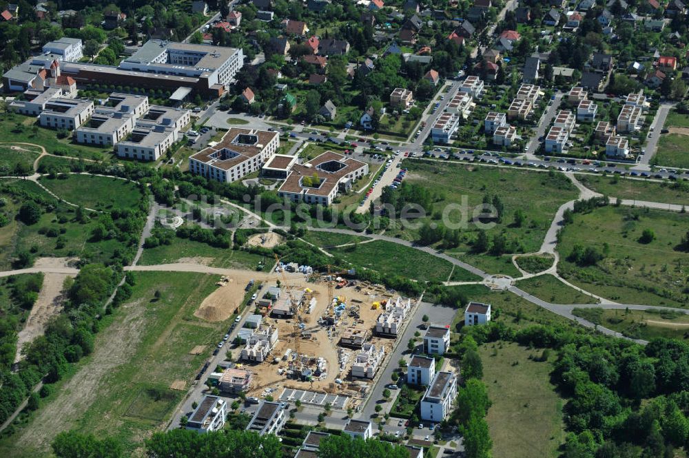 Luftbild Berlin - Baustelle Siedlung Neue Gartenstadt Falkenberg in Berlin-Altglienicke