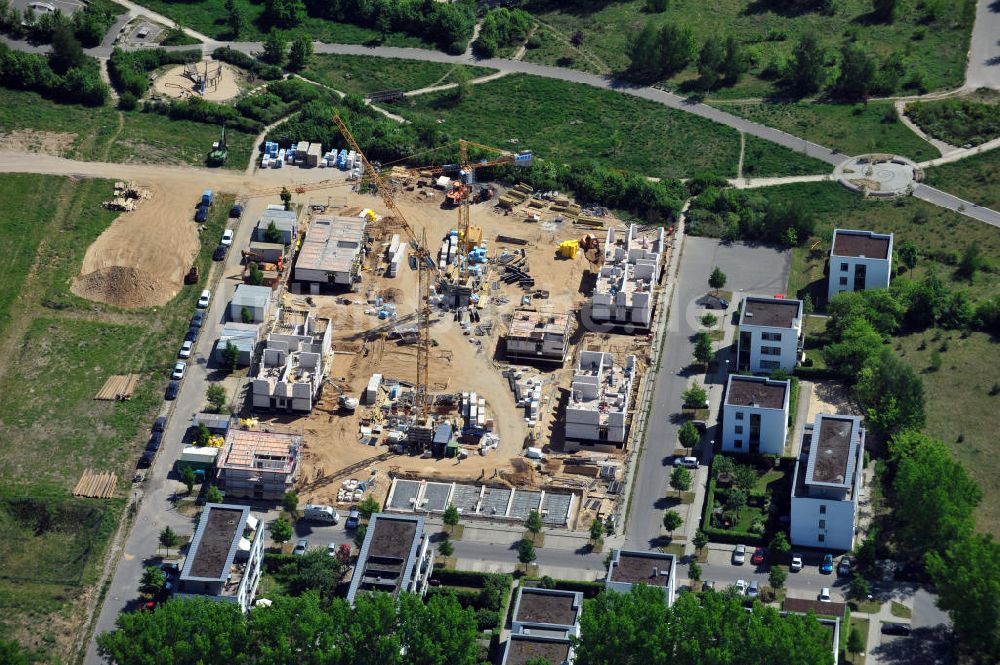 Luftaufnahme Berlin - Baustelle Siedlung Neue Gartenstadt Falkenberg in Berlin-Altglienicke