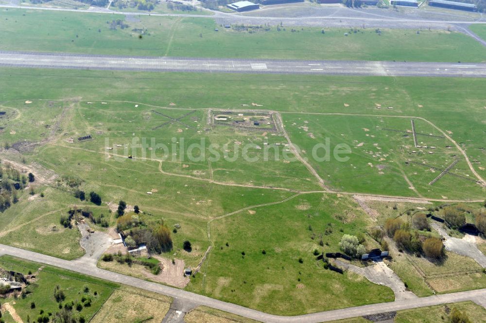 Werneuchen aus der Vogelperspektive: Baustelle Solarpark / Photovoltaikanlage Werneuchen