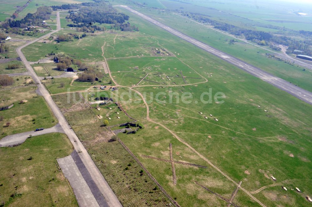 Werneuchen aus der Vogelperspektive: Baustelle Solarpark / Photovoltaikanlage Werneuchen