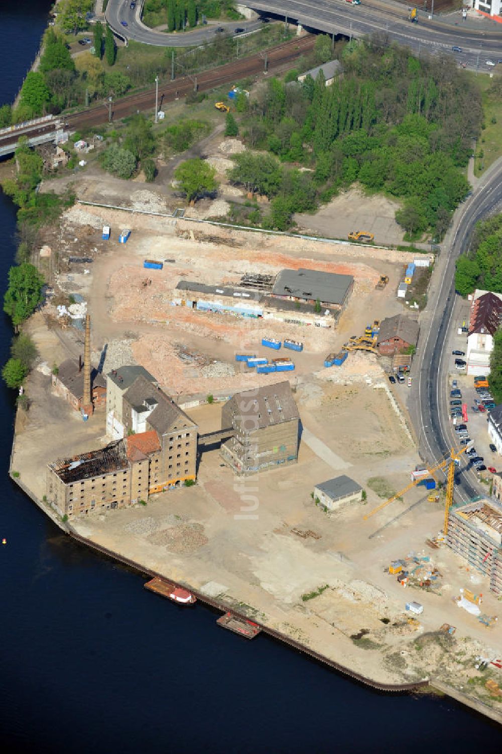 Luftbild Potsdam - Baustelle Speicherstadt Potsdam Templiner Vorstadt