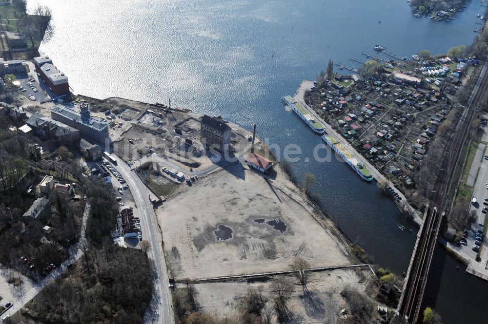 Potsdam von oben - Baustelle Speicherstadt Potsdam Templiner Vorstadt