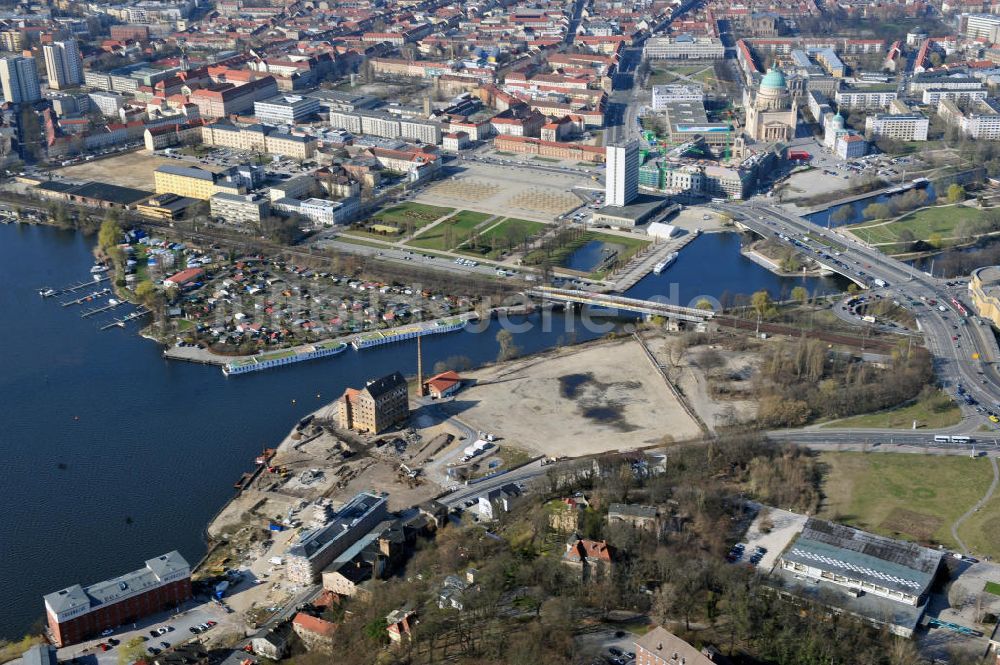 Luftaufnahme Potsdam - Baustelle Speicherstadt Potsdam Templiner Vorstadt