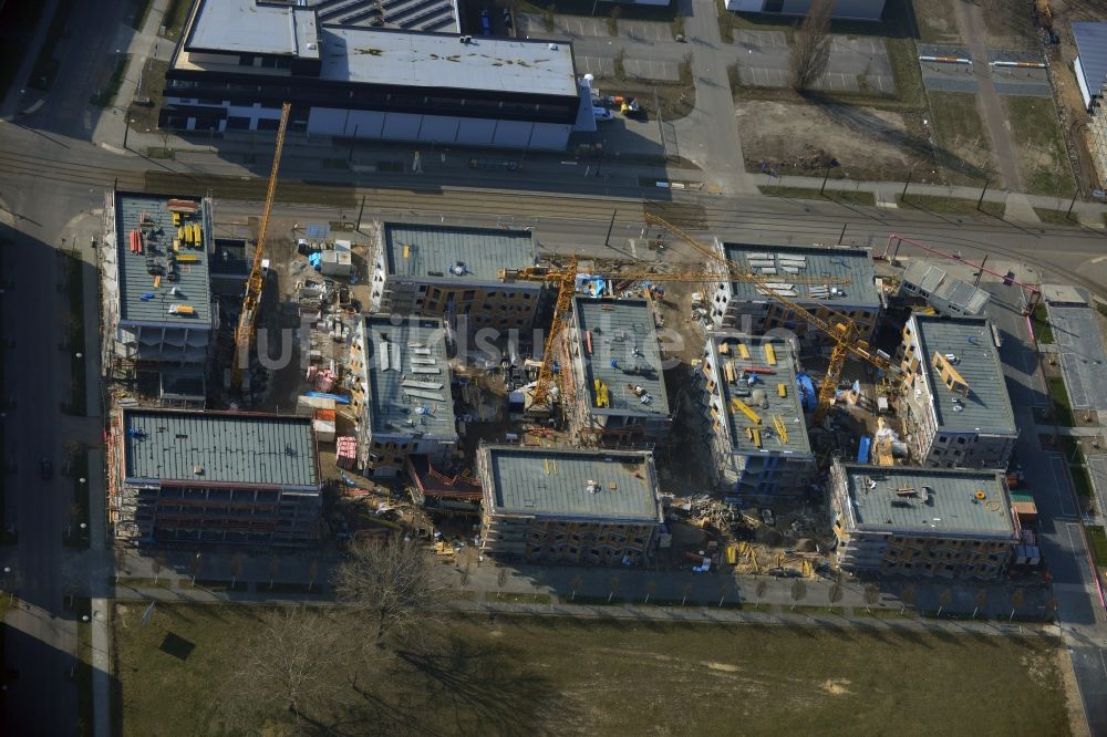 Luftbild Berlin-Adlershof - Baustelle Studentendorf Adlershof in Berlin