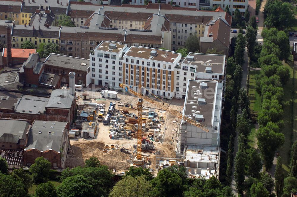 Berlin von oben - Baustelle Viktoria Quartier Kreuzberg