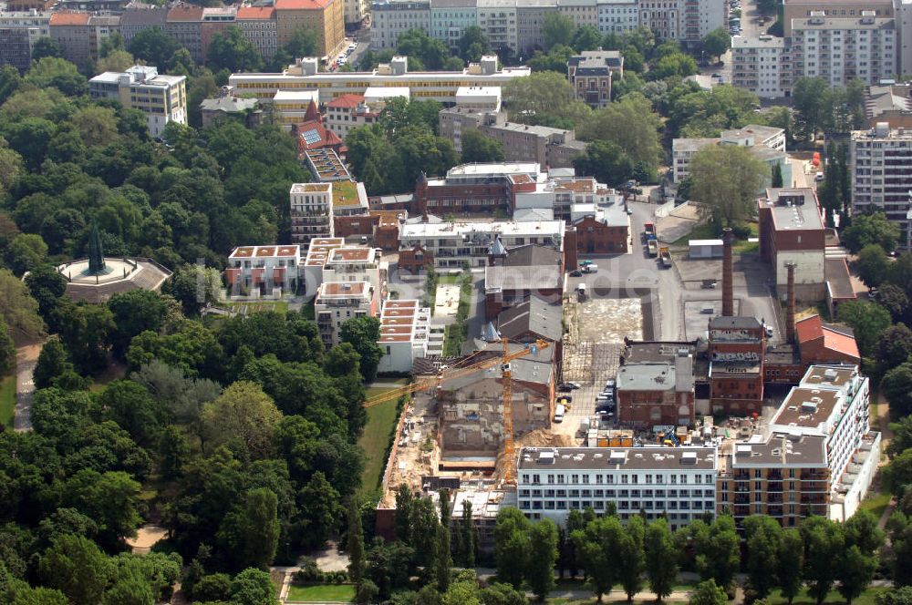 Berlin aus der Vogelperspektive: Baustelle Viktoria Quartier Kreuzberg