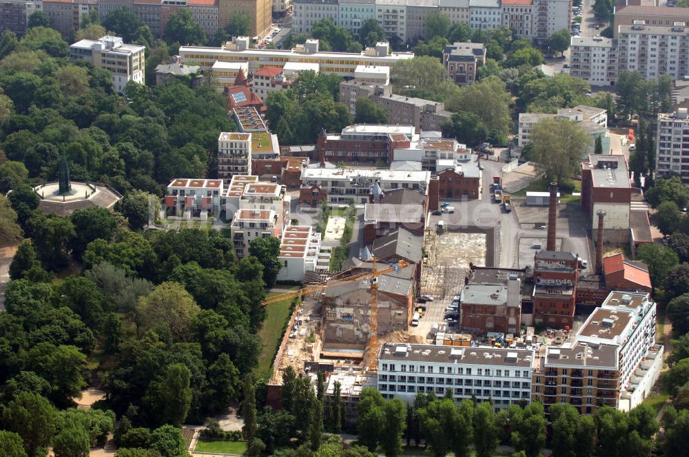 Luftbild Berlin - Baustelle Viktoria Quartier Kreuzberg