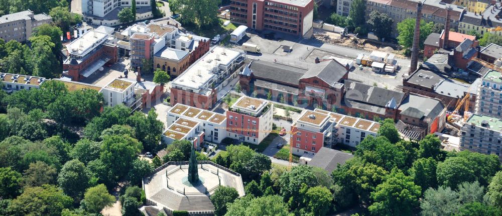 Berlin Kreuzberg von oben - Baustelle Viktoria Quartier Kreuzberg