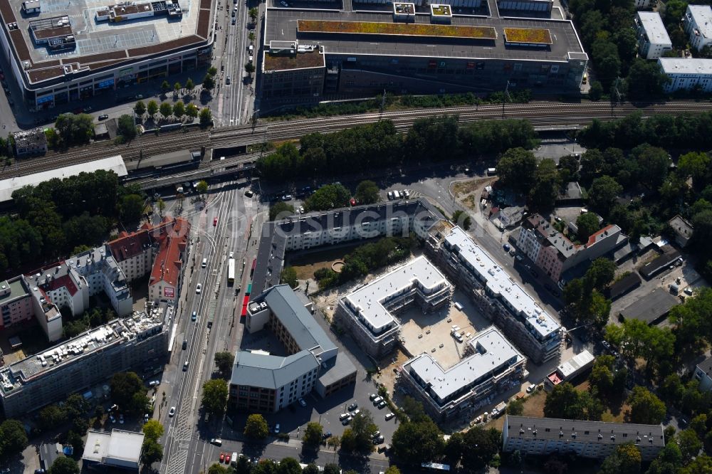 Luftbild Berlin - Baustelle Wohngebiet einer Mehrfamilienhaussiedlung Alte Kaulsdorfer Straße im Ortsteil Köpenick in Berlin, Deutschland