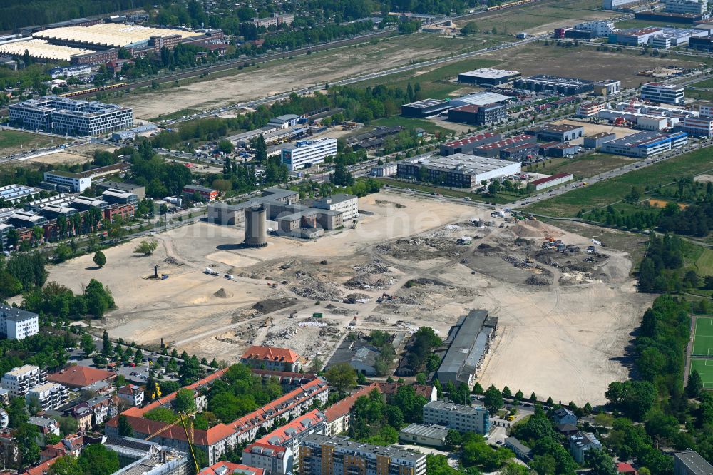 Berlin von oben - Baustelle Wohngebiet einer Mehrfamilienhaussiedlung in Berlin, Deutschland