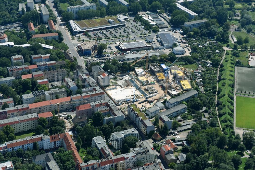 Luftaufnahme Berlin - Baustelle Wohngebiet der Mehrfamilienhaussiedlung Das Lichtenhain der BUWOG Group im Ortsteil Lichtenberg in Berlin, Deutschland