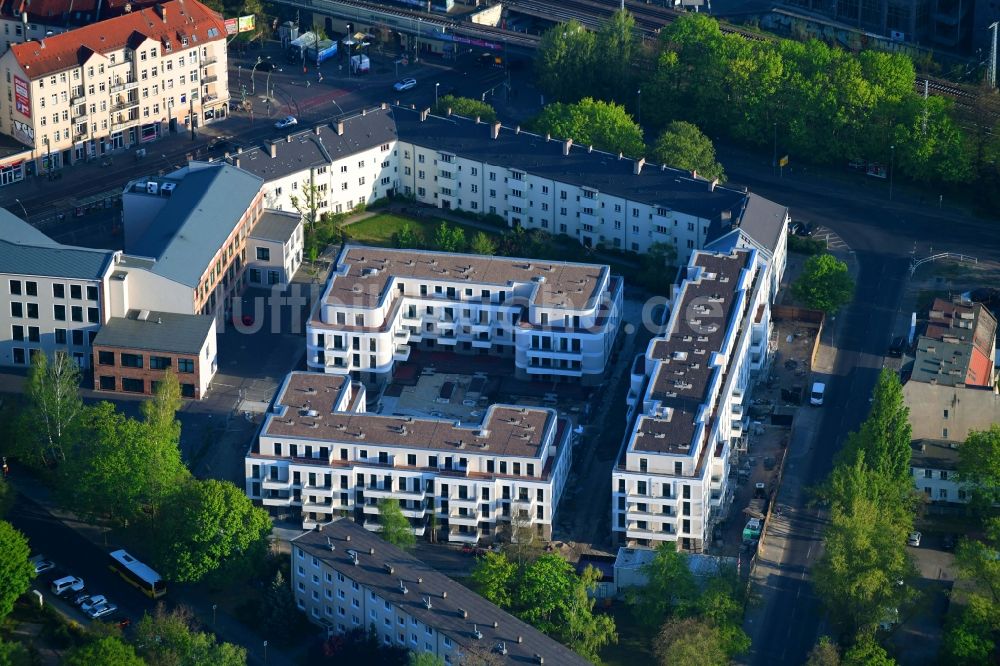 Luftbild Berlin - Baustelle Wohngebiet einer Mehrfamilienhaussiedlung im Ortsteil Köpenick in Berlin, Deutschland