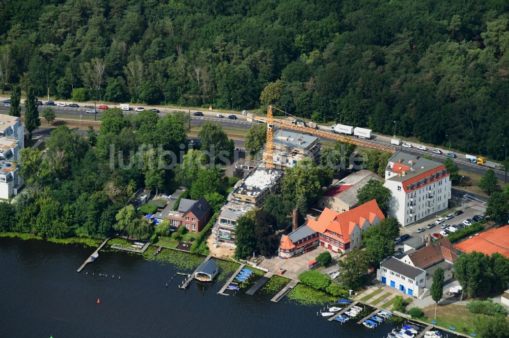 Luftbild Berlin Baustelle Wohngebiet einer