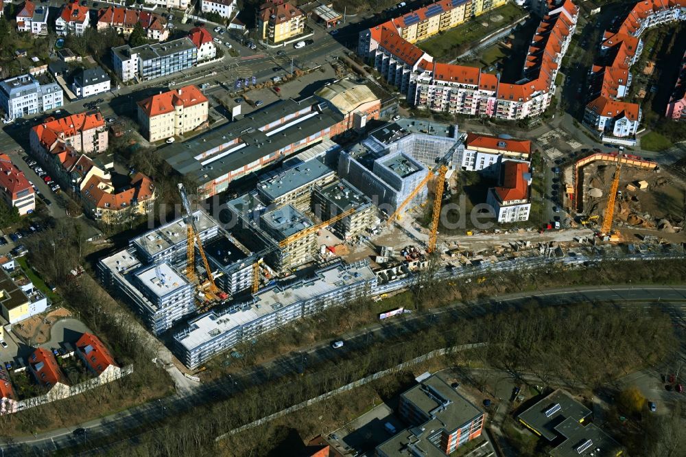 Luftbild Nürnberg - Baustelle Wohngebiet Quartier Tafel im Ortsteil Sankt Jobst in Nürnberg im Bundesland Bayern, Deutschland