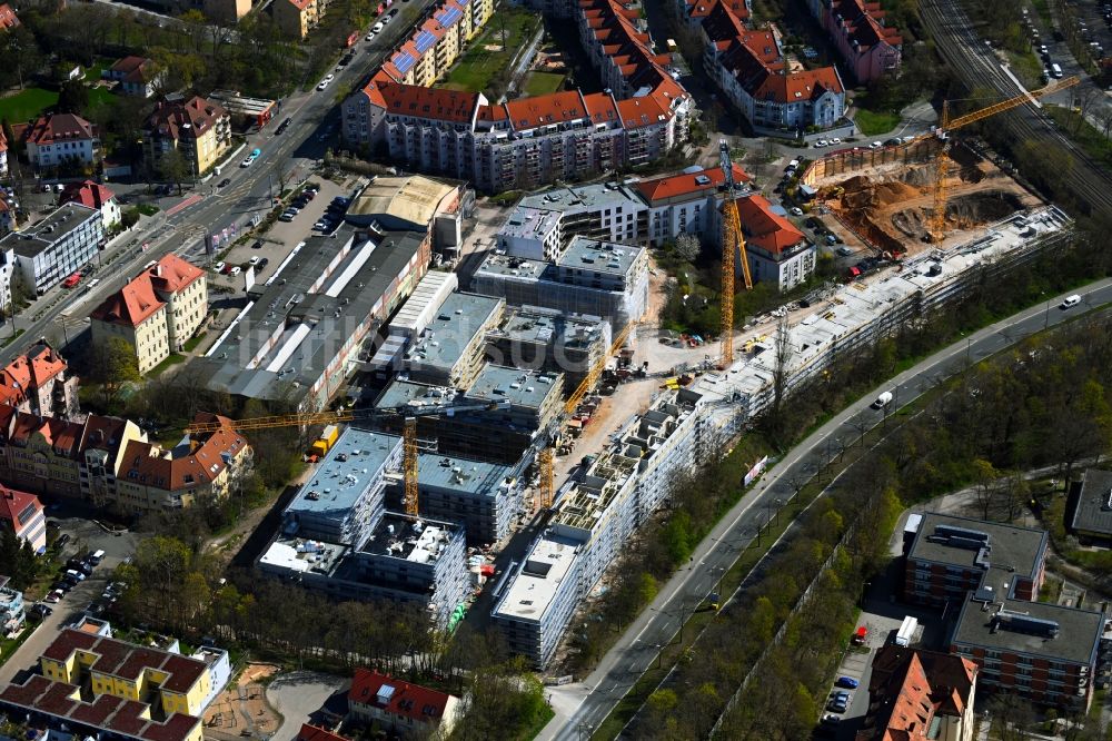 Luftaufnahme Nürnberg - Baustelle Wohngebiet Quartier Tafel im Ortsteil Sankt Jobst in Nürnberg im Bundesland Bayern, Deutschland