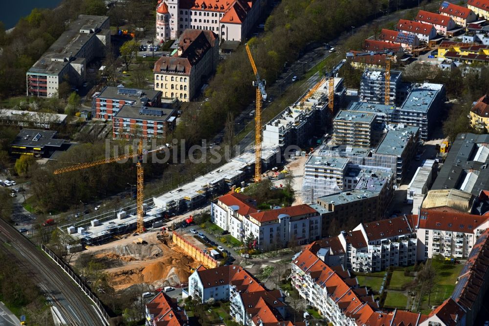 Nürnberg aus der Vogelperspektive: Baustelle Wohngebiet Quartier Tafel im Ortsteil Sankt Jobst in Nürnberg im Bundesland Bayern, Deutschland