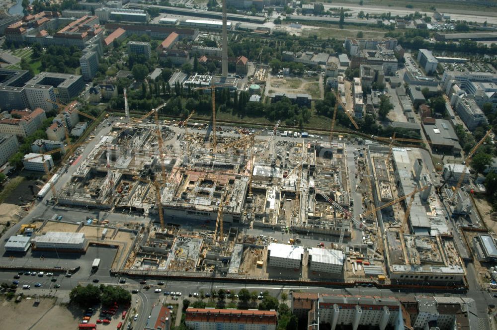 Berlin aus der Vogelperspektive: Baustelle zum BND Neubau im Bezirk Mitte