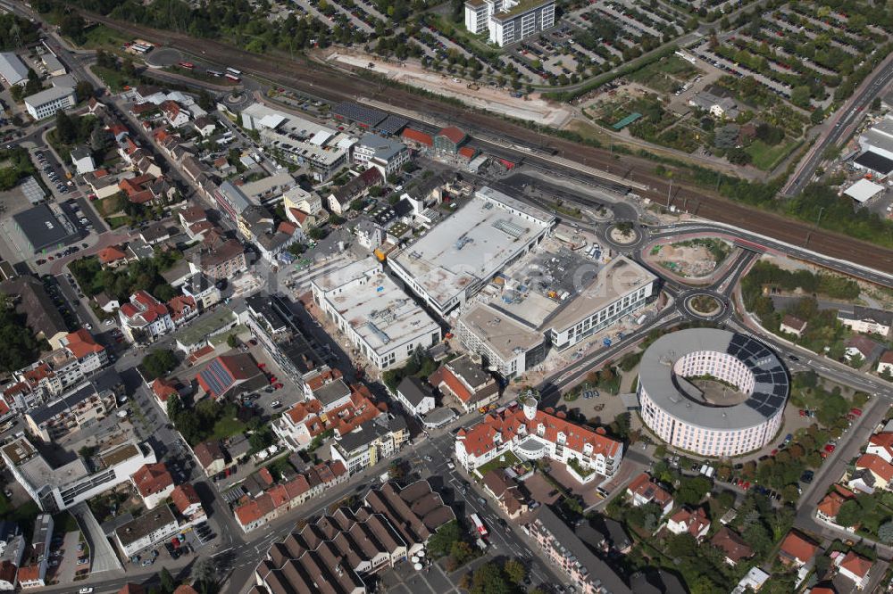 Ingelheim aus der Vogelperspektive: Baustelle zum Einkaufszentrum Neue Mitte Ingelheim in Rheinland-Pfalz