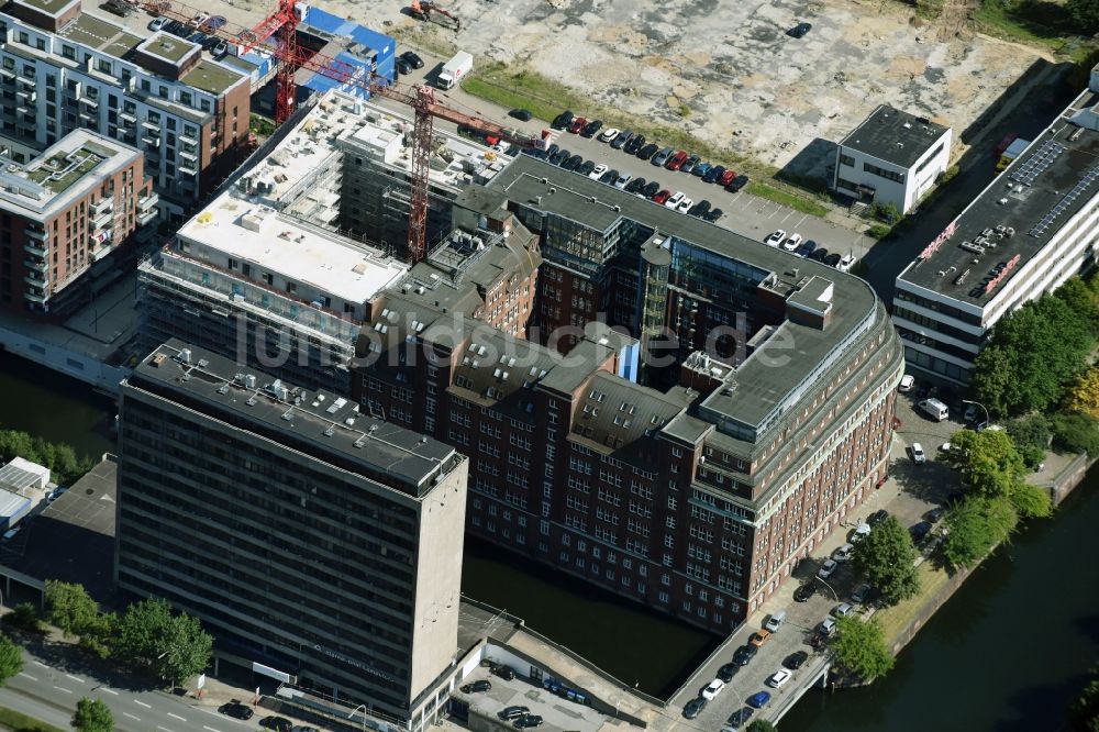 Luftaufnahme Hamburg - Baustelle zum Erweiterungsbau der Adolf Lupp GmbH + Co KG in Hamburg