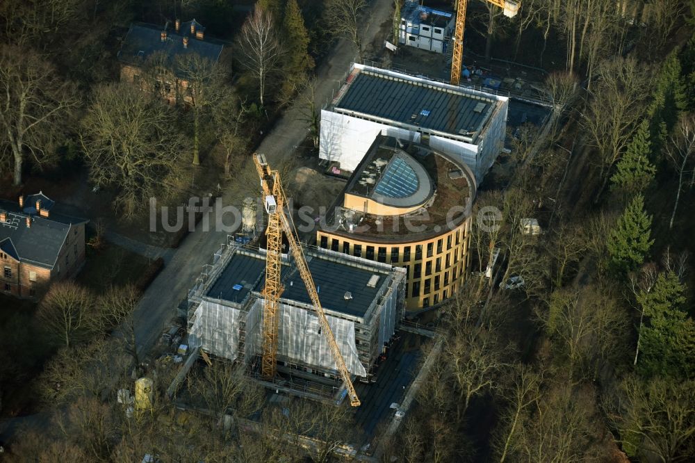 Luftbild Potsdam - Baustelle zum Neubau am Alfred-Wegener-Institut in Potsdam im Bundesland Brandenburg