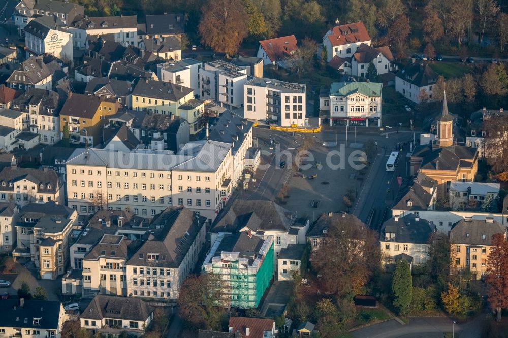 Luftbild Arnsberg - Baustelle zum Neubau von Apartments in Arnsberg im Bundesland Nordrhein-Westfalen