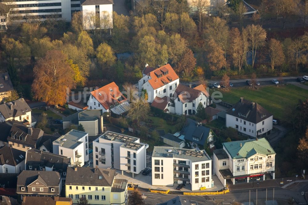 Luftaufnahme Arnsberg - Baustelle zum Neubau von Apartments in Arnsberg im Bundesland Nordrhein-Westfalen