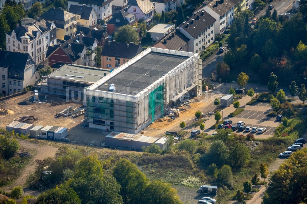 Luftbild Siegen - Baustelle zum Neubau des Bildungsinstitut für Gesundheitsberufe in Südwestfalen in Siegen im Bundesland Nordrhein-Westfalen, Deutschland