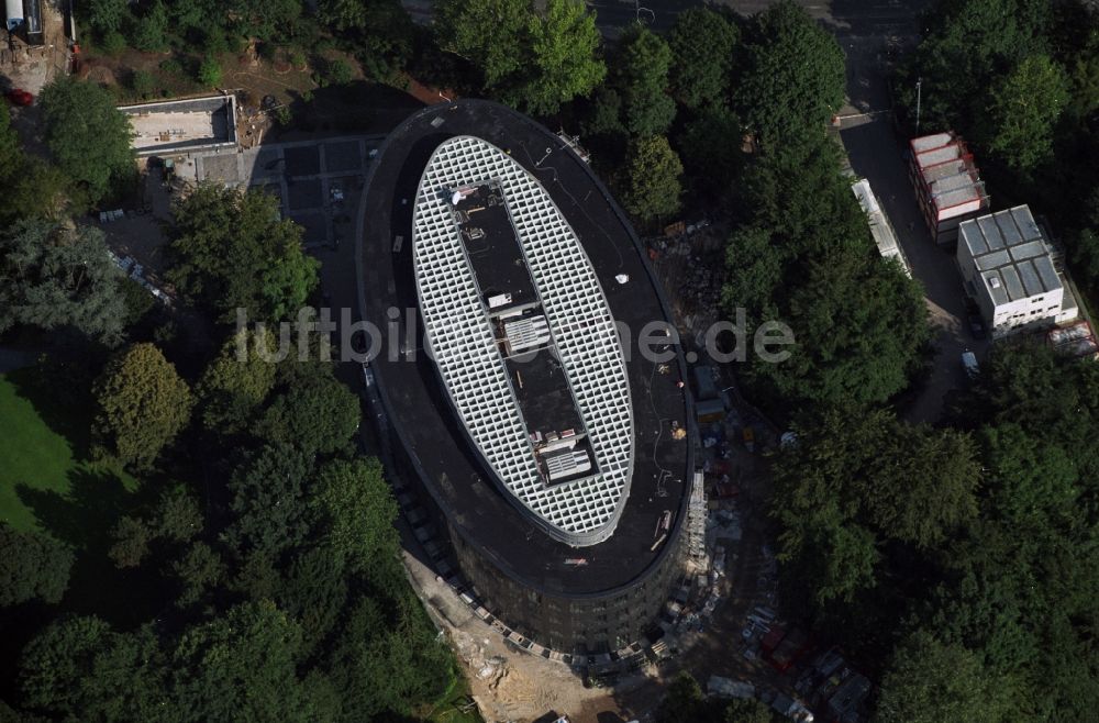 Luftaufnahme Berlin - Baustelle zum Neubau des Bundespräsidialamtes im Tiergarten in Berlin, Deutschland