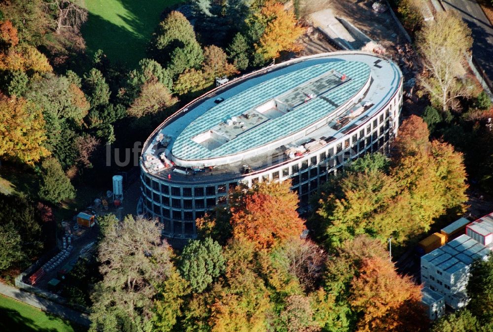 Luftaufnahme Berlin - Baustelle zum Neubau des Bundespräsidialamtes im Tiergarten in Berlin, Deutschland