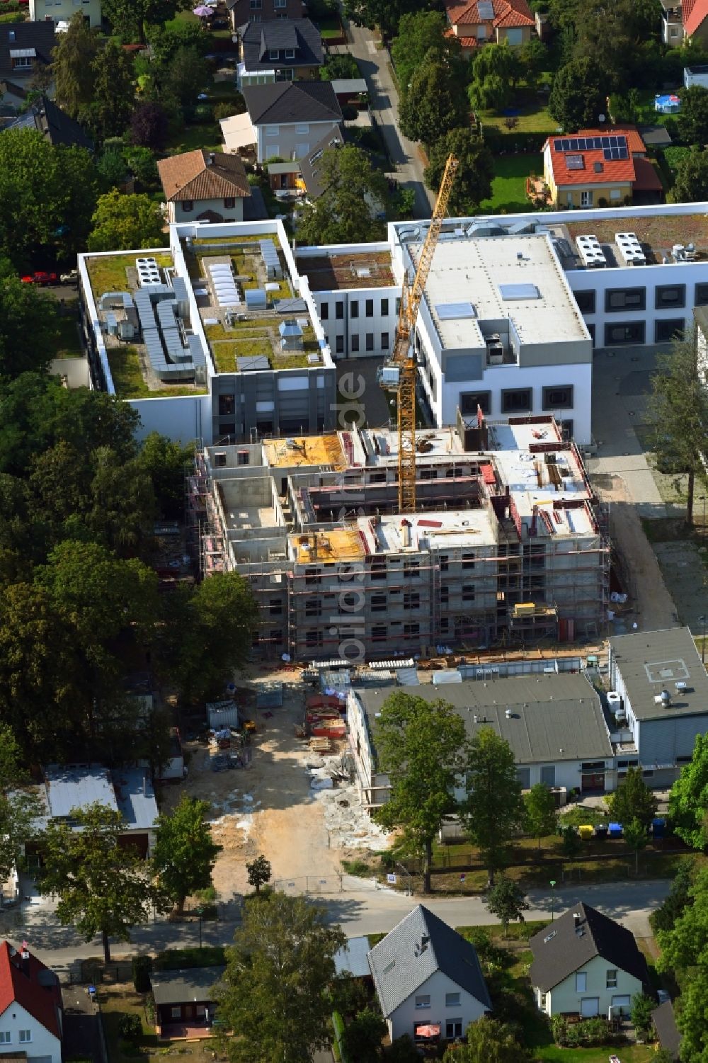 Teltow Von Oben - Baustelle Zum Neubau Eines Forschungs- Gebäudes Und ...