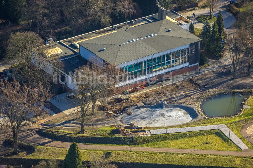 Luftbild Bochum - Baustelle zum Neubau der Freizeitanlage Urban Blue in Langendreer im Bundesland Nordrhein-Westfalen, Deutschland