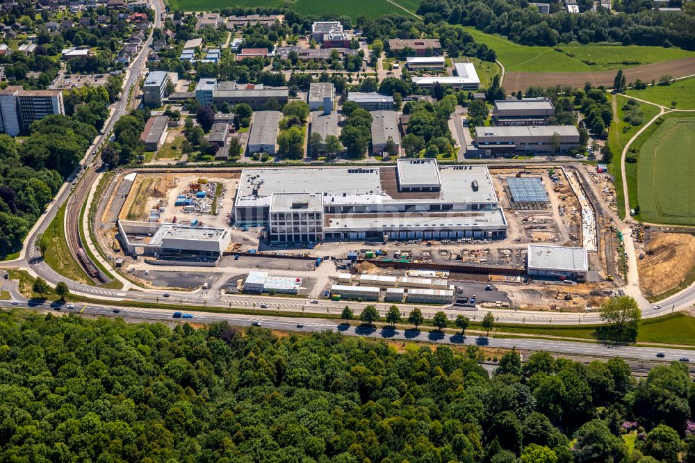 Luftbild Dortmund - Baustelle zum Neubau eines Gebäudekomplexes auf dem Gelände des Logistikzentrums Geldspeicher der Deutschen Bundesbank in Dortmund im Bundesland Nordrhein-Westfalen