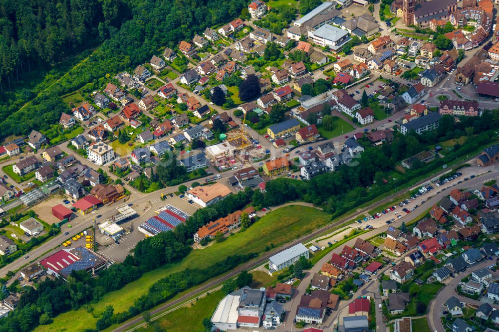 Nürnberg aus der Vogelperspektive: Baustelle zum Neubau eines Gebäudekomplexes der Hochschule TH Nürnberg in Nürnberg im Bundesland Bayern, Deutschland