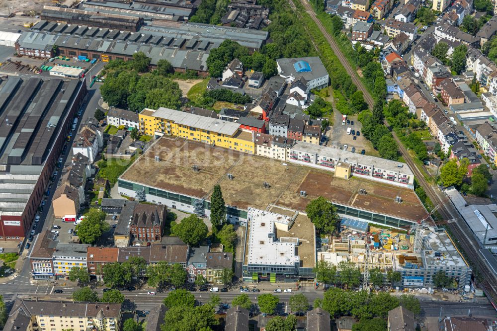 Luftbild Bochum - Baustelle zum Neubau der Hotelanlage an der Alleestraße in Bochum im Bundesland Nordrhein-Westfalen, Deutschland