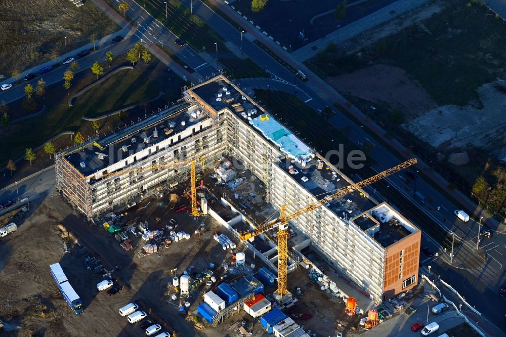 Bremen von oben - Baustelle zum Neubau der Hotelanlage in Bremen, Deutschland