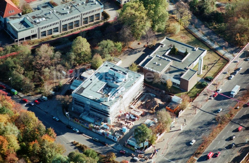 Luftbild Berlin - Baustelle zum Neubau der Konrad-Adenauer-Stiftung in Berlin Tiergarten