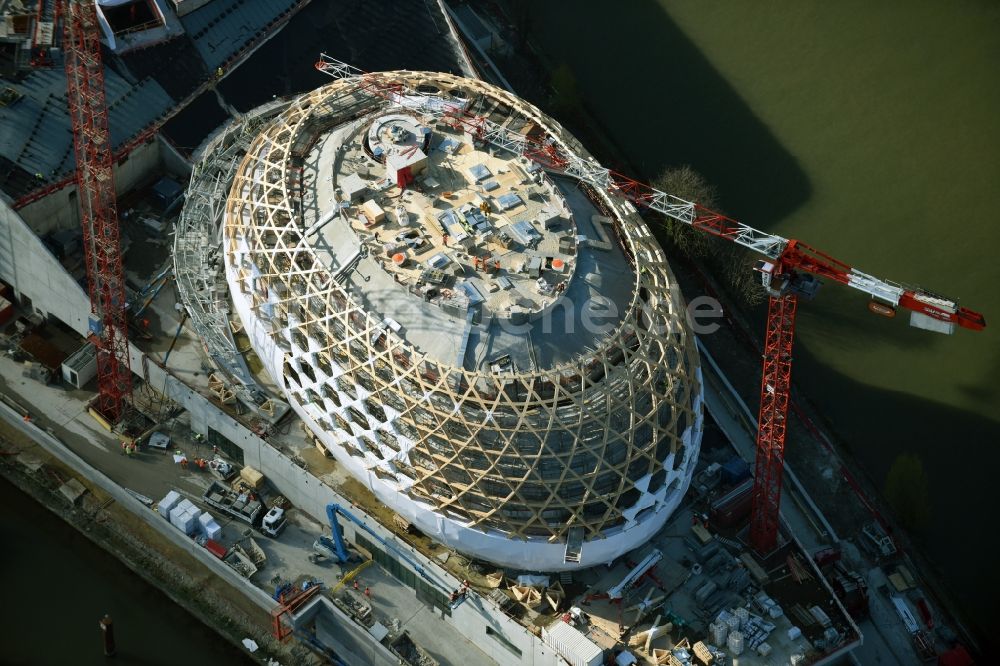 Luftbild Sèvres Sevres - Baustelle zum Neubau des Konzerthauses Le dome de la Cité Musicale in Sèvres Sevres in Ile-de-France, Frankreich