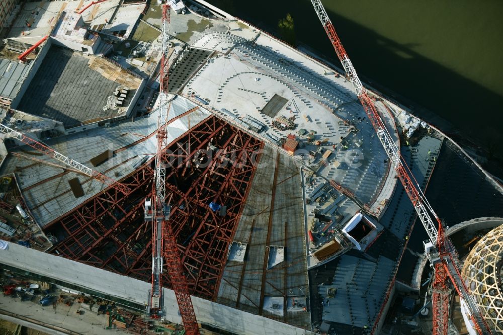 Luftaufnahme Sèvres Sevres - Baustelle zum Neubau des Konzerthauses Le dome de la Cité Musicale in Sèvres Sevres in Ile-de-France, Frankreich